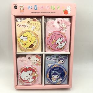 Espejo de Anime, Lindo Espejo Portátil de Una Sola Cara, Mini, de Alta Calidad, <span class=keywords><strong>con</strong></span> Diseño de Kuromi, My Melody y Pompompurin, <span class=keywords><strong>Estilo</strong></span> Japonés, de Aluminio y ABS - Product Image 2
