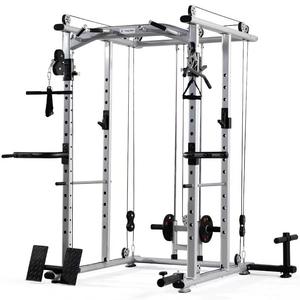 OEM Cage de <span class=keywords><strong>musculation</strong></span> multifonctionnelle avec support pour plaques de poids et machine de crossover par câble, équipement de gym à domicile pour l'entraînement de force - Product Image 2
