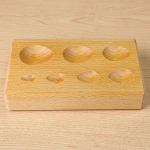 <b>Iron</b> Jewelry Casting Mold <b>7</b>-Cavity Dapping Block Mixed Shapes for DIY Molding Tool - Product Image 1
