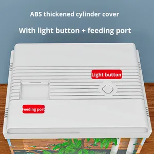 <span class=keywords><strong>Aquarium</strong></span> de table compact pour salon, en verre ultra-transparent et ABS, 50L, fermé, pour aquascaping écologique, vente en gros - Product Image 3