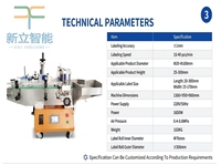 Etiquetadora Automática de Botellas de Escritorio con Sistema Integrado de Codificación Térmica, Pantalla Táctil PLC, Fecha, Número de Lote, Solución de Etiquetado de Una Sola Pasada