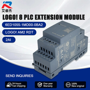 Nouveau contrôleur programmable PLC d'origine 6ED1055-1MD00-0BA2 LOGO! Module d'extension analogique 8 AM2 RTD, 2 entrées analogiques, 12 sorties - Product Image 1