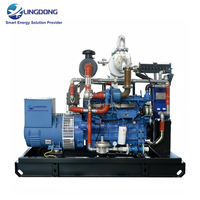 Groupe électrogène au biogaz 120 kW, générateur biomasse 150 kVA à vendre, type remorque, moteur Yuchai YC6G205N-D30, démarrage à distance pour base d'élevage