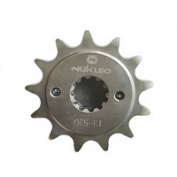 Sproket Depan Motor NUKLEO 13T 520 Baru, Sproket Akselerasi Modifikasi untuk Motor Off-road & Street Bike