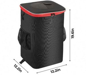 Muestra Gratis: Cubo de Basura Portátil Reutilizable para Barco con Tapa, Bolsas de Almacenamiento Plegables para Exteriores, Accesorios para Embarcaciones - Product Image 2