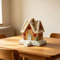 Figurine de chenille fantaisiste avec chapeau et coccinelle en résine, décoration de jardin pour la table de printemps à la maison