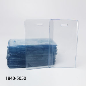 <span class=keywords><strong>Porte</strong></span>-<span class=keywords><strong>Badge</strong></span> en PVC <span class=keywords><strong>Transparent</strong></span> Vertical <span class=keywords><strong>Transparent</strong></span> Flexible pour carte d'identité de proximité avec lanière de ruban - Product Image 2