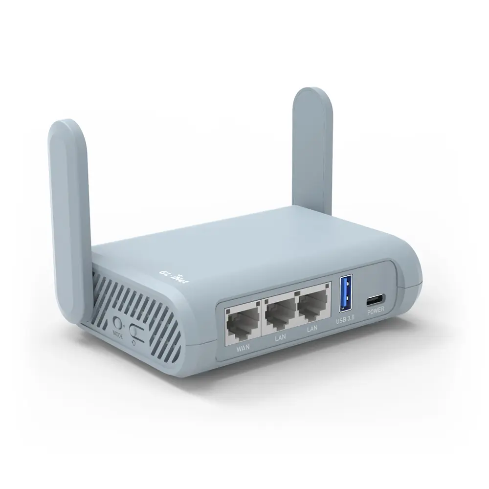 OpenWrt Preinstallato 1300Mbps WiFi Velocità Gigabit Ethernet Slot Per Schede TF Dual band WiFi Sicuro Router Da Viaggio
