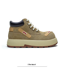 Mocassins rétro tendance style Maillard, polyvalents, décontractés, rehaussants, à semelle épaisse, en toile, à lacets - Product Image 2