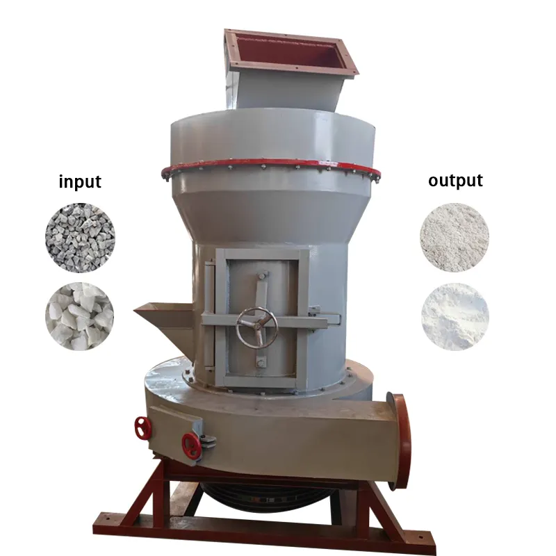 Machine de fabrication de poudre de verre de zéolite de gypse de calcaire de carbonate de calcium Super Fine Raymond Mill