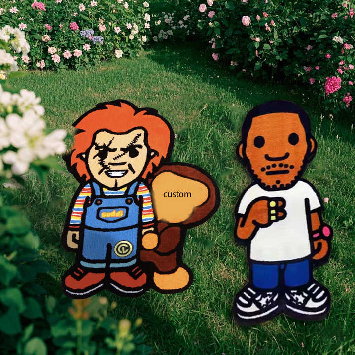 Anime Trend Humanoid Designer Carpet Thickened Fluffy Coil Carpets Rugs ...