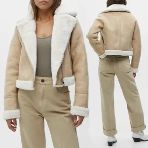 Blazers reversíveis undefined atacado, alta qualidade, feminino, outono, jaqueta com lã