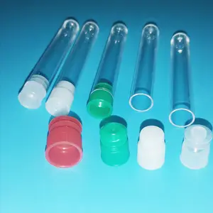 5ml bilim araştırma laboratuvarı kullanımı açık kırmızı yeşil beyaz renk plastik test tüpü s plastik test tüpü kapaklı