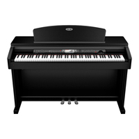 Multi-Function 88 Graded Hammer Action Keyboard Electronic Digital Black Acoustic Upright Piano K60 Model 189 Polyphony