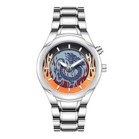 Design créatif unique Y2K étanche Quartz Dragon montres hommes poignet lumineux LED affichage numérique montre-bracelet Reloj Hombre