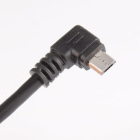 Câble de charge de données USB 2.0 B à angle droit de 90 degrés pour appareil photo numérique, ordinateur et écouteurs