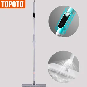 Tomoto-Herramientas de limpieza para el hogar, Fregona plana de microfibra, espray, 2 en 1