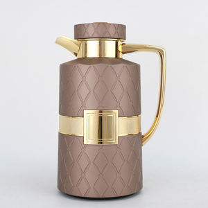 Juego de tetera de estilo árabe, 1000ml, carcasa de plástico, frasco de café interior de vidrio, tetera árabe Dallah - Product Image 4