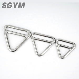 High Quality Stainless Steel <strong>Triangle</strong> Two Bars <strong>Ring</strong> for Bag Belt <strong>Ring</strong> Rope Welded <strong>Triangle</strong> <strong>Ring</strong> with Cross bar - Product Image 5