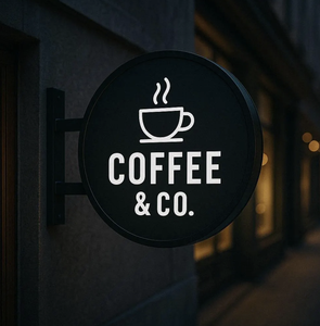 Letrero Luminoso Redondo para Exteriores de Alta Resistencia, Letrero LED de Doble Cara con Logotipo para Pub, <span class=keywords><strong>Bar</strong></span>, Club, Tienda, Proyección Frontal - Product Image 2