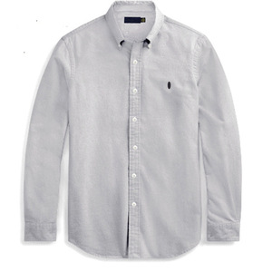 <span class=keywords><strong>Chemise</strong></span> à manches longues en coton <span class=keywords><strong>Oxford</strong></span> pour <span class=keywords><strong>homme</strong></span>, style décontracté et professionnel, printemps-automne, style anglais, pour broderie, collection transfrontalière RL - Product Image 1