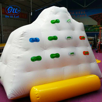 Parc aquatique gonflable, piscine pour enfants, balançoire, mur d'escalade, bateau banane, équipement de franchissement aquatique mobile en plein air