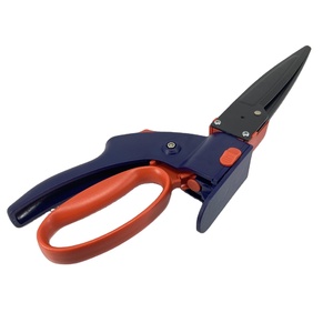 Cisaille à gazon manuelle Kwang Hsieh 360 degrés avec poignée en ABS, lame en acier au carbone moyen, rouge/noir, largeur de coupe 7,5 cm - Product Image 5