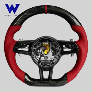 Volante de Fibra de Carbono Compatible con <span class=keywords><strong>Porsche</strong></span> Panamera, Macan, Cayenne, 718, 918, 911, 992, 991, 997, 985, 981, 970, 958 - Product Image 1
