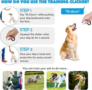 Factory Wholesale <strong>Dog</strong> Training Clicker with Adjustable Wrist Strap Durable Lightweight Easy to Use for <strong>Cats</strong> Puppy Birds Horses - Product Image 4