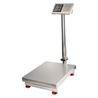 Plateforme de pesage électronique numérique en acier inoxydable de 300 kg, précision élevée, excellente performance imperméable, personnalisable ODM