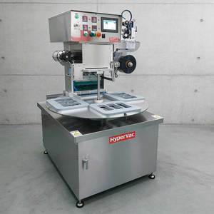 Machine de scellage automatique industrielle à plateau rotatif pour l'emballage de viande fraîche, fruits et légumes, en acier inoxydable 304 - Product Image 6
