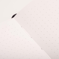 Agenda de luxe format A5 avec couverture en cuir rigide, journal à points, carnet à points lune et étoiles pour cadeau
