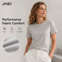 Camisetas JNEI para Hombre, Camisa de Viaje de Secado Rápido, 150 g/m², Transpirable, Protección Solar, Ligera, para Actividades al Aire Libre