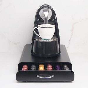 Coffee pod holder for nespresso capsules coffee pod storage drawer coffee capsule stand