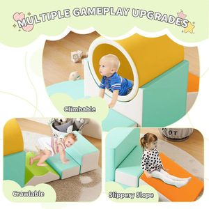 Combinaison de glisse et de ramper en mousse pour bébés, équipement d'entraînement sensoriel pour enfants de 4 à 6 ans - Product Image 4