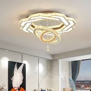 Insieme nuova casa lampade da soffitto in cristallo moderno lampadari lampade a sospensione per soffitti alti - Product Image 3