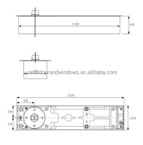 บานพับแบบเรียบสำหรับประตูตู้ หน้าต่าง พับได้ หนาพิเศษ เงียบ สำหรับห้องน้ำ ประตูไม้ บานพับเหล็ก ดีไซน์ทันสมัย เรียบง่าย จากประเทศจีน - Product Image 2