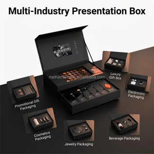 Boîte vidéo pour emballage de cosmétiques de luxe avec tiroir coulissant - Product Image 1