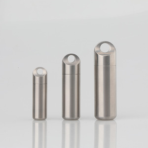 [Precio al por Mayor Negociable] Pastillero Portátil Sellado de Titanio Puro con Botiquín de Primeros Auxilios Recargable de Aleación de Titanio - Product Image 1