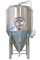 Réservoir de stockage de bière brillant personnalisé en acier inoxydable 100L 200L 300L 500L Équipement de cuve de fermentation vin whisky vodka