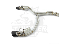 Système d'échappement Catback haute performance HT, ajustement parfait pour Audi RS6 RS7 C7 4.0T, tuyaux d'échappement en acier inoxydable 304 de haute qualité
