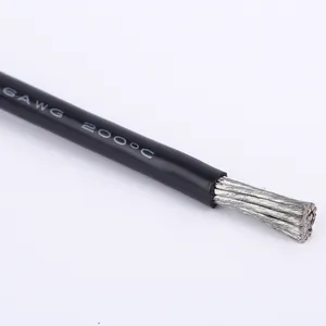 Cable eléctrico de silicona Flexible Awg6, 6 Awg, 6AWG, alta calidad, fábrica