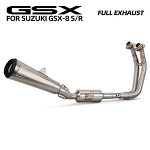 Sistema de escape GSX8R para Suzuki GSX8S GSX8T GSX8TT <span class=keywords><strong>GSX</strong></span> 8R <span class=keywords><strong>8S</strong></span> 8T 8TT 2022-2026, kit de tubos de escape para motocicleta, colectores y silenciador - Product Image 1