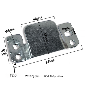 אביזרי ריהוט מיטה, ספה נעילה מחברים מיטה מסגרת סוגר דגם sp - Product Image 2