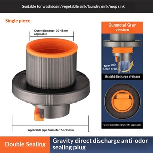 Dispositivo Deodorante per Tubi di <span class=keywords><strong>Scarico</strong></span> della Cucina, Lavandini del Bagno, Lavatrici, Lavelli per Verdure - Tappo Sigillante Anti-Odore - Product Image 6
