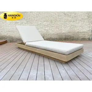 Factory Direct Teak Wood Pool/poolside/beach Hotel Chaise Lounge/daybed/sun Lounger