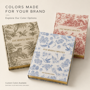 <span class=keywords><strong>Journal</strong></span> de Gratitude A5 Personnalisé avec Logo Floral – <span class=keywords><strong>Journal</strong></span> de Réflexion Matin/Après-midi pour la Pleine Conscience et le Bien-être – Cadeau Idéal – Vente en Gros - Product Image 3