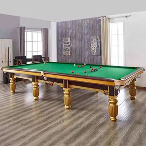 Table de billard anglaise 6 pieds, structure en chêne, durable, pour usage intérieur - Product Image 2