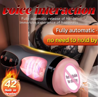 Masturbateur masculin électrique automatique avec fonctions de poussée, rotation et succion, Godet rotatif pour masturbation masculine, Jouets sexuels pour hommes