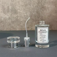 Flacon pulvérisateur de parfum en verre portable de 20 ml avec bouchon à vis, flacon de voyage vide rechargeable de 30 ml